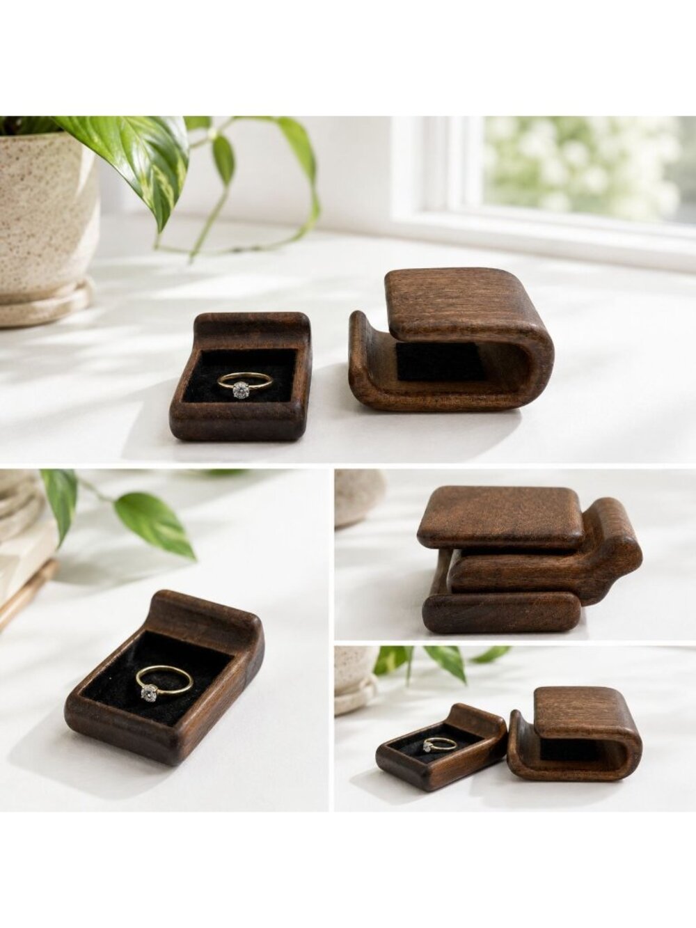 Handcrafted Vintage Wooden Abstract Sculpture - Mid-Century Modern Décor Accent